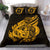 Polynesian Bedding Set - Niue Duvet Cover Set Father And Son Gold - Polynesian Pride