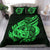 Polynesian Bedding Set - Fiji Duvet Cover Set Father And Son Green - Polynesian Pride