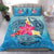 Hawaii Plumeria Deep Sea Circle Turtle Bedding Set - Polynesian Pride