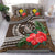 Kanaka Maoli (Hawaiian) Bedding Set - Polynesian Turtle Hibiscus Brown - Polynesian Pride