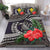 Kanaka Maoli (Hawaiian) Bedding Set - Polynesian Turtle Hibiscus Purple - Polynesian Pride