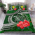 Kanaka Maoli (Hawaiian) Bedding Set - Polynesian Turtle Hibiscus Green - Polynesian Pride