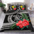 Kanaka Maoli (Hawaiian) Bedding Set - Polynesian Turtle Hibiscus Black - Polynesian Pride