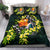 Polynesian Bedding Set - Ti Leaf Lei Turtle Duvet Cover Set Green - Polynesian Pride