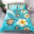 Hawaii Bedding Set - Hawaii Turtle Plumeria Kanaka Ocean Bedding Set - Polynesian Pride