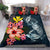 Kanaka Maoli (Hawaiian) Bedding Set - Polynesian Turtle Tropical Plumeria - Polynesian Pride