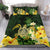 Hawaiian Green Yellow Turtle Hibiscus Bedding Set - Polynesian Pride