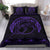 Hawaiian Polynesian Whale Bedding Set Purple - Polynesian Pride