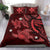 Hawaii Bedding Set - Hawaii Polynesian Turtle Hibiscus Bedding Set - Red - Polynesian Pride