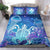 Hawaii Bedding Set - Hawaii Turtle Jellyfish Coral Galaxy Bedding Set - Polynesian Pride