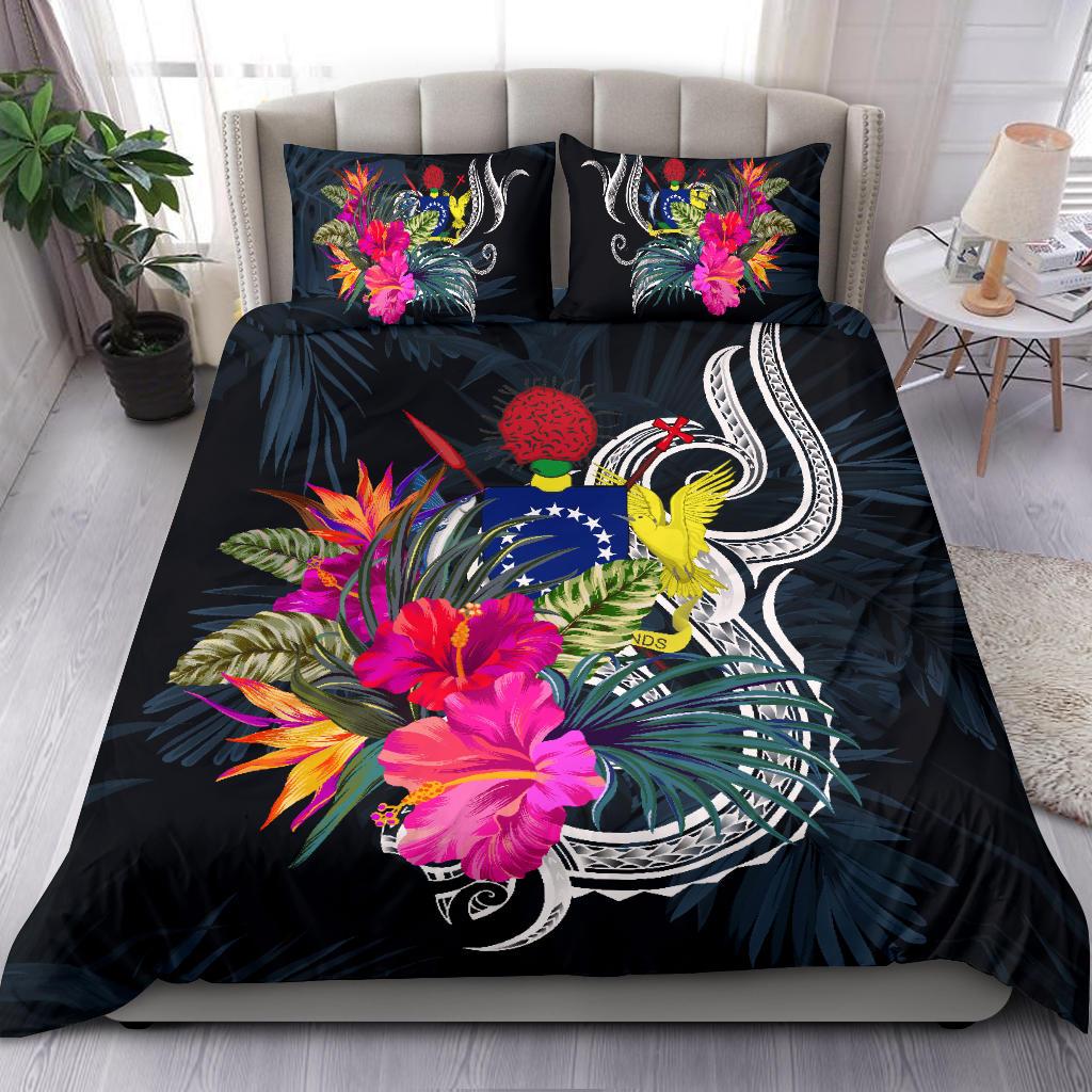 Polynesian Bedding Set - Cook Islands Duvet Cover Set Tropical Flowers - Polynesian Pride