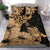 Hawaii Turtle Bedding Set Polynesian Hibiscus Art Gold AH - Polynesian Pride