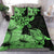 Hawaii Turtle Bedding Set Polynesian Hibiscus Art Green AH - Polynesian Pride