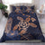 Hawaii Kakau Polynesian Turtle Map Bedding Set - Indigo - Polynesian Pride