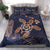 Personalized - Hawaii Kakau Polynesian Turtle Map Bedding Set - Indigo - Polynesian Pride