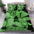 Hawaii Turtle Bedding Set Polynesian Hibiscus Art Ver 2.0 Green AH - Polynesian Pride