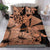 Hawaii Turtle Bedding Set Polynesian Hibiscus Art Ver 2.0 Orange AH - Polynesian Pride