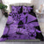 Hawaii Turtle Bedding Set Polynesian Hibiscus Art Ver 2.0 Violet AH - Polynesian Pride