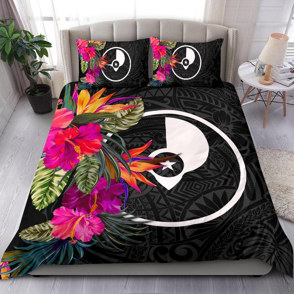 Yap Bedding Set - Polynesian Hibiscus Pattern - Polynesian Pride