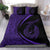 Hawaii Fish Hook Polynesian Bedding Set - Circle Style Purple - Polynesian Pride