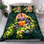 Polynesian Bedding Set - Tahiti Duvet Cover Set - Ti Leaf Lei Turtle - Polynesian Pride