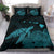 Hawaii Polynesian Hibiscus Turtle Map Bedding Set - AH - Blue - Polynesian Pride