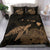 Hawaii Polynesian Hibiscus Turtle Map Bedding Set - AH - Gold - Polynesian Pride