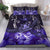 Hawaii Polynesian Turtle Waves Hibiscus Bedding Set - Erik Style - AH - Purple - Polynesian Pride