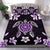 Hawaiian Violet Turtle Plumeria Bedding Set - Polynesian Pride