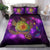 Hawaii Map Turtle Galaxy Bedding Set - AH - Purple - Polynesian Pride