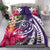 Hawaii Polynesian Turtle Tropical Hibiscus Plumeria Bedding Set - Purple - Polynesian Pride