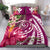 Hawaii Polynesian Turtle Tropical Hibiscus Plumeria Bedding Set - Pink - Polynesian Pride