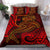 Fiji Bedding Set - Red Shark Polynesian Tattoo - Polynesian Pride