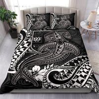 Fiji Bedding Set - White Shark Polynesian Tattoo - Polynesian Pride