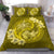 Hawaii Yin Yang Turtle Shark Hibiscus Plumeria Bedding Set - Yellow - Polynesian Pride