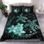 Hawaii Polynesian Turtle Plumeria Bedding Set - Pog Style Turquoise - Polynesian Pride