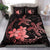 Hawaii Polynesian Turtle Plumeria Bedding Set - Pog Style Red - Polynesian Pride