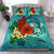 Tonga Bedding Set - Tropical Flowers Style Black - Polynesian Pride