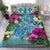 Kanaka Maoli (Hawaiian) Bedding Set - Polynesian Turtle Hibiscus And Plumeria - Polynesian Pride