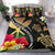 Hawaii Map Turtle Hibiscus Plumeria Polynesian - Bedding Set AH - Polynesian Pride