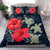 Hawaii Deep Blue Hibiscus Turtle Bedding Set - AH - Mike Style - Polynesian Pride