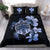 Hawaiian Kanaka Hibiscus Plumeria Mix Polynesian Turtle Bedding Set Blue AH - Polynesian Pride