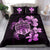 Hawaiian Kanaka Hibiscus Plumeria Mix Polynesian Turtle Bedding Set Pink AH - Polynesian Pride