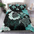 Hawaii Dream Catcher Turtle Hibiscus Plumeria Polynesian Turquoise - Bedding Set AH - Polynesian Pride