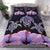 Hawaii Map Turtle Hibiscus Polynesian Luxury Personalized Bedding Set - Honu Ohana - Purple - Polynesian Pride