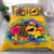 Tokelau Polynesian Bedding Set - Turtle with Plumeria and Hibiscus - Polynesian Pride