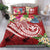 Polynesian Hawaii Kanaka Maoli Bedding Set - Summer Plumeria (Red) - Polynesian Pride