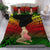 Hawaii Polynesian Hula Girl Wearing Plumeria Bedding Set Reggae - Polynesian Pride