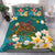 Hawaii Turtle Plumeria Verega Style - Bedding Set AH - Polynesian Pride