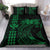 Hawaii Map Kanaka Polynesian Hula Girl Bedding Set - Green - Polynesian Pride